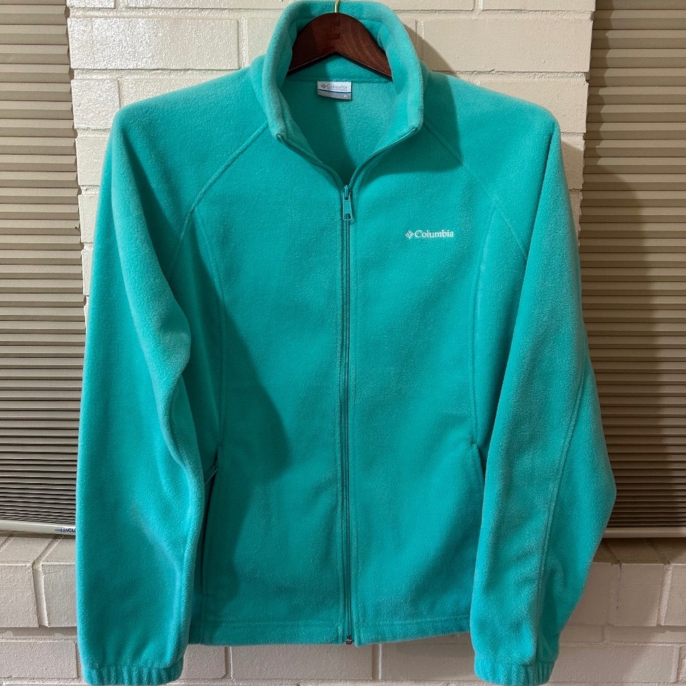Columbia, XL, Men’s Jacket, Aqua-Green